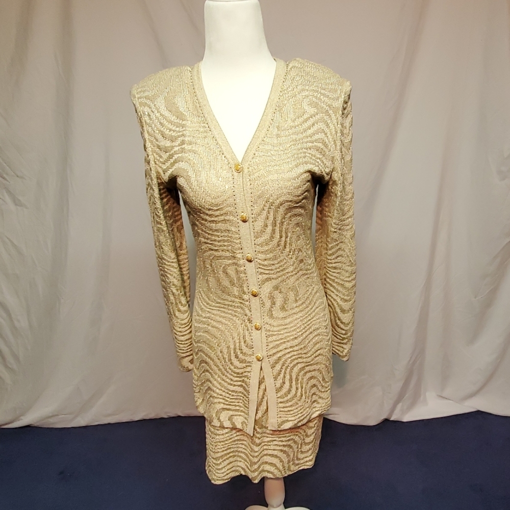 Gold suit